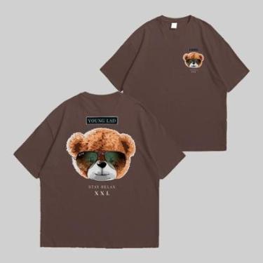 Imagem de Camiseta Techmalhas Estampada Oversized Academia Masculina-Masculino