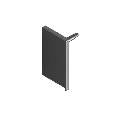 Imagem de Ponteira PE052 Lisa para Perfil Puxador Gola RM-052 (15mm) Cromo Aceti