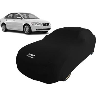 Imagem de Capa Personalizada Para Proteger Carro Volvo S40 Sedan - Mz, Preta