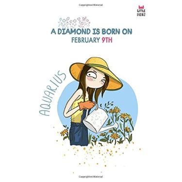 Imagem de A diamond is born on February 9: An ideal notebook for your note taking which will allow you not to forget anything - Original & practical (6 x 9 in) with 120 pages, Matte