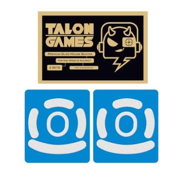 Imagem de Patins de mouse super rápidos da série 3D compatíveis com Logitech G PRO 2 Lightspeed Wireless Gaming Mouse Feet Replacement PTFE Padrão 3D Low Friction Pro Performance Upgrade