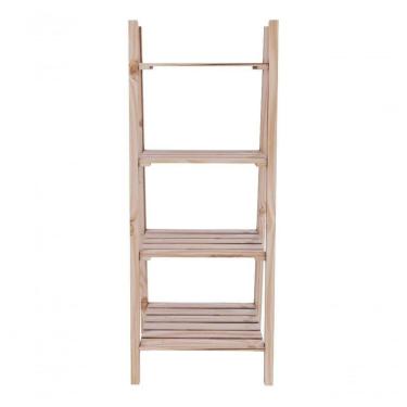 Imagem de Arara De Roupa Multifuncional De Madeira Pinus Para Quartos/salas