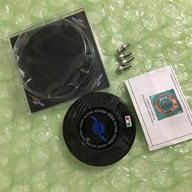 Imagem de Tampa de tanque de combustível de fibra de carbono compatível com Ducati 899 959 1199 1299 V2 V4 Speciale Panigale S R Monster V4 696 796 1100 EVO Scrambler Streetfighter S 848 1098 azul