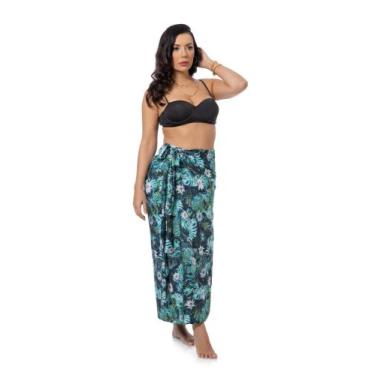 Imagem de Canga De Praia Estampada Floral Tamanho Único 43173 - Summer Color, 42