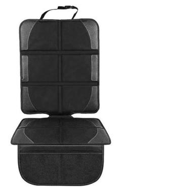 Imagem de Capa Protetor Para Banco Carro Capa Cadeirinha De Bebê Com 2 Bolsos Organizador (Preto)