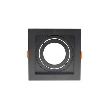 Imagem de Spot De Embutir Recuado Blumenau Clean Para Lâmpada Par 20 E27 Quadrado Bivolt Preto