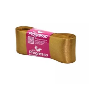 Imagem de Fita de Cetim Progresso 38mm nº9 - 10m Cor 1353 Dourado - 01 unidade -