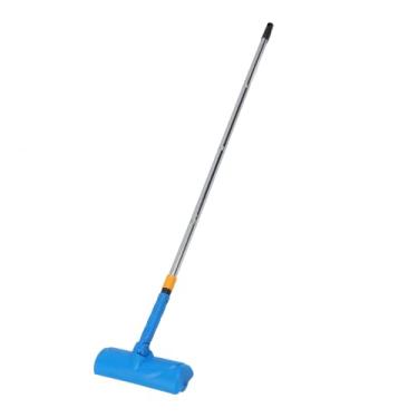 Imagem de Rolo de pintura de teto de 10 polegadas, Rolo ajustável da pintura do aço inoxidável do ABS com tampa, Anti Splashing Reutilizável Extensão Paint Roller para Garagem do jardim