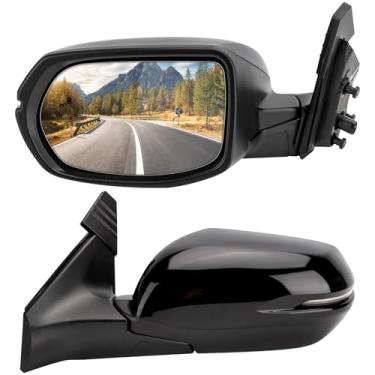 Imagem de LOIYLLEN Substituição do espelho retrovisor esquerdo do lado do motorista para Honda CRV 2017-2022 - Conjunto de espelhos retrovisores com 9 pinos, ajuste elétrico, luz de seta, aquecimento, ponto