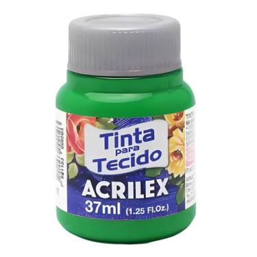 Imagem de Tinta Para Tecido Acrilex Fosca 37ml Escolha a Cor, 512 - VERDE VERONE