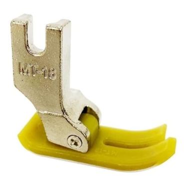Imagem de Calcador Sapata Base De Teflon Para Máquina Reta Industrial Acessório para máquina de costura Calcador de teflon para tecidos delicados e pesados Sapata deslizante