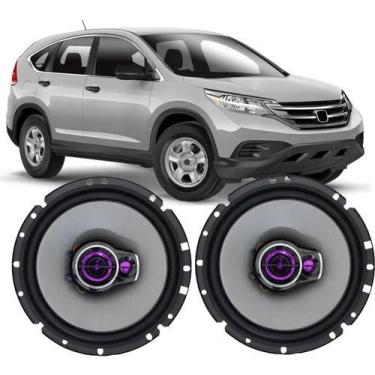 Imagem de Kit Alto Falante Pioneer Porta Dianteira Honda Crv 100w Par, Preto