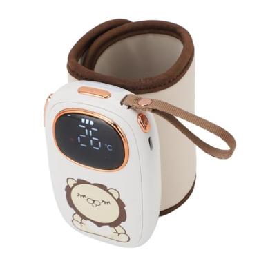Imagem de Manga de Mamadeira para Bebês Manga Constante Termature Recarge Isolle Case para Viagem, Copo Quente Conjunto de Leite Sem Fio Aquecedor Térmico para Alimentos para Garrafa, Aquecimento Portátil,
