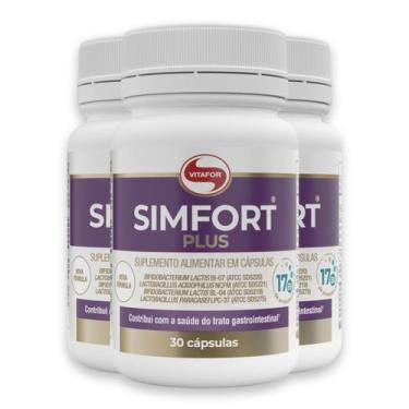 Imagem de Kit 3 Simfort Plus Vitafor 30 Cápsulas