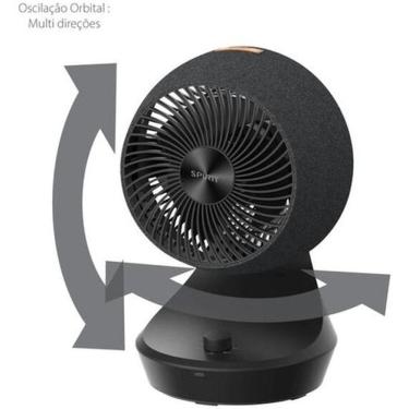 Imagem de Ventilador Circulador De Ar Sphere 40cm Preto 127v - Spirit