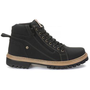 Imagem de Bota Coturno Masculino Ferraroni Preto, 41, Preto, Masculino