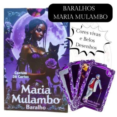 Imagem de Baralho Tarot Pomba Gira Maria Mulambo com Manual 36 Cartas - SensiaTa