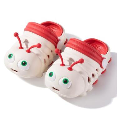 Imagem de Sandálias infantis Clássicas Clogs Meninos Meninos Meninos Meninas Bonitas Desenho Sandálias, rosa, 7 Toddler