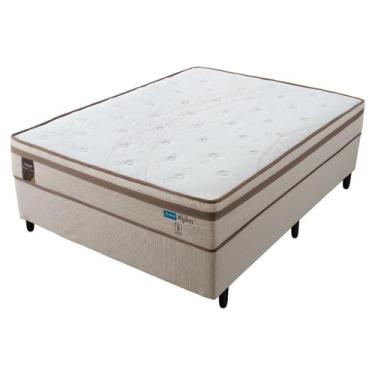 Imagem de Conjunto Box Casal Mola Ensacada Probel Alpha (138x188x52cm) Branco, B