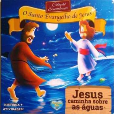 Imagem de Jesus Caminha Sobre as Águas