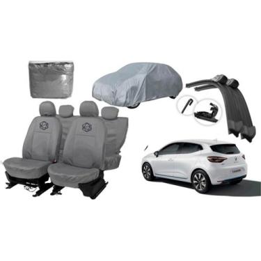 Imagem de Kit capa couro p/Clio + capa anti-UV e limpador - ferro tech br