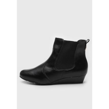 Imagem de Bota Modare Cano Curto Preta Modare 7076 112 20101 feminino