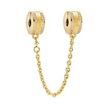 Imagem de Corrente de Prata 925 com Pingente Trevo - Para Pulseiras Pandora, A15