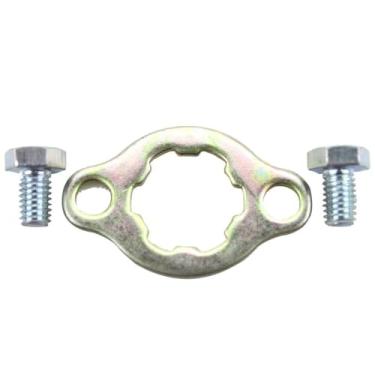 Imagem de WOOSTAR Clipe de placa retentor da roda dentada do motor de 20 mm com parafusos de substituição para quadriciclo Go Kart Dirt Pit Bike 50cc 70cc 90cc 110cc 125cc 150cc ATV Go Kart Dirt Pit Bike