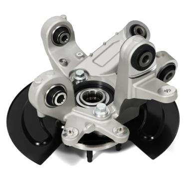 Imagem de VORGENS Junta de direção traseira e conjunto de rolamento do cubo da roda - lado esquerdo do motorista apto para Ford Explorer 2011-2019 e utilitário interceptor policial 2013-2019, AWD - Substitua o