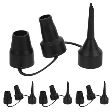 Imagem de Gatuida Bocais de substituição de bomba de ar de 4 peças, bocais de bomba inflável, cabeça de 3 bocais de válvula de compressor de ar para bombas de cama de ar para piscina inflável, brinquedo flutuante