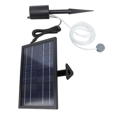 Imagem de Bomba de Ar Solar de Oxigênio, Painel Solar de 10v 8W Com Bateria de 2400mAh Embutida, Tempo de Trabalho de 66h, IP64 à Prova D'água, Ecológico e Econômico para Piscina de