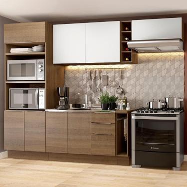 Imagem de Cozinha Completa Madesa Stella 290002 com Armário e Balcão