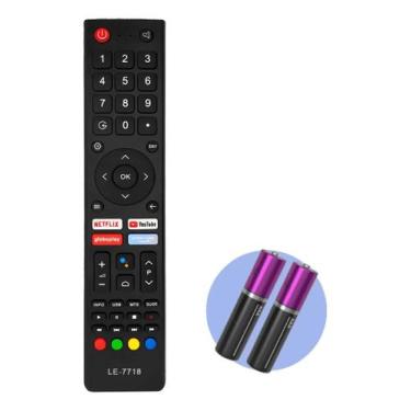 Imagem de Controle Remoto Compatível Com Smart Tv Philco 4k Netflix Globoplay LE