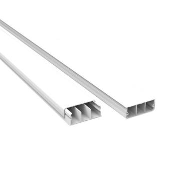 Imagem de Canaleta 40X15X2000 Enerbras Branca sem Dupla Face com Divisao (12 Uni