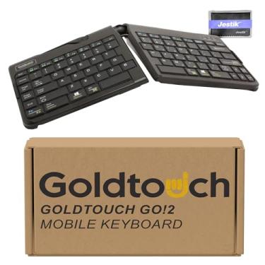 Imagem de Teclado Goldtouch Go!2 Mobile – PC & Mac GTP-0044 Plus Jestik pano de microfibra – Pacote de valor