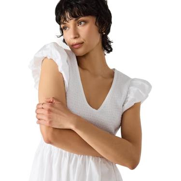 Imagem de Steve Madden Vestido feminino cinza, Branco, P