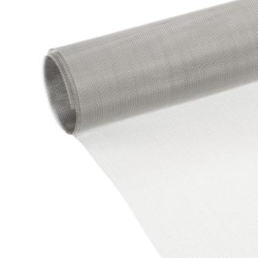 Imagem de PATIKIL Malha de arame 30 15,7" x 47,2" (120 x 40 cm) Folha de tela de filtro de aço inoxidável 304 para partículas finas de pó de filtragem de máquinas industriais, furo de 0,62 mm