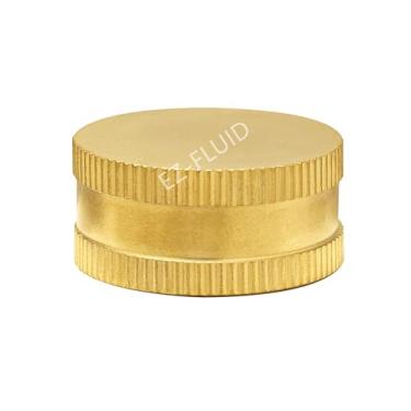 Imagem de (1 unidade) EZ-FLUID 3/10.2 cm FHT Tampa de mangueira, conector adaptador de mangueira de jardim fêmea, rosca de latão mangueira de jardim rosqueada para tubo adaptador rosqueado encaixe de tubo