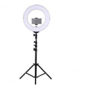 Imagem de Ring Light Iluminação Regulável Lâmpada + Tripé 2,1M