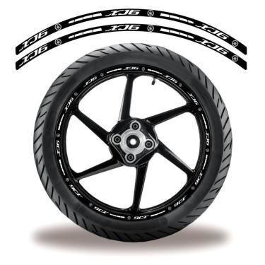 Imagem de Friso De Roda Adesivo Refletivo Moto Xj6 Preto