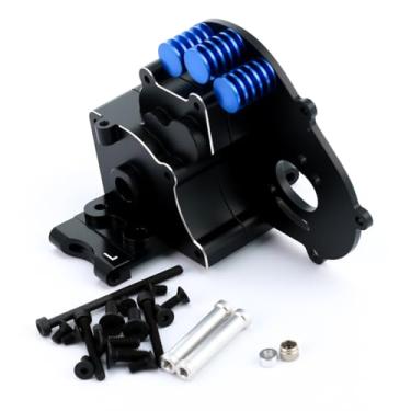 Imagem de Aluminum Alloy Transmission Case Gearbox with Aluminum Motor Plate and Arm Mounts for Slash 2WD Rustler Stampede Bandit Upgrade Parts,Replace#3691