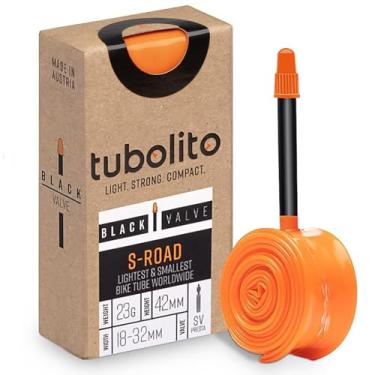 Imagem de Tubolito Câmara De Ar S-Tubo Road Tpu 700C X 18-32 Mm, Válvula Presta Preta 42 A Menor E Mais Leve Para Bicicleta, Alta Resistência Perfurações, Projetada Especificamente Sistemas Freio Disco
