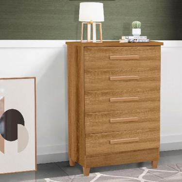 Imagem de Cômoda Mel 5 Gavetas Paola - Rud Rack