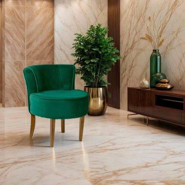 Imagem de Poltrona para Sala de Estar 77cm X 60cm Olivia Verde
