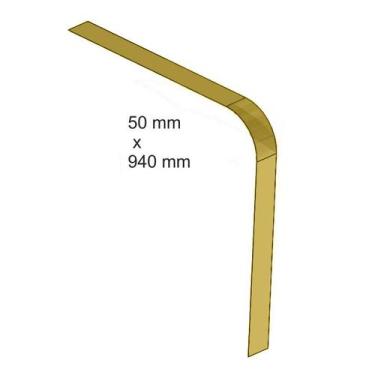 Imagem de Aplique Cinta Tanque Plástico 50x940 Para Scania S4 Dourado - Venka