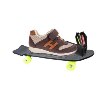 Imagem de Tênis de Menino Tam 20 ao 34 - Tênis Bravery Com Estojo e Skate - sapa