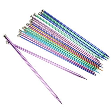 Imagem de ZJchao A Agulhas de tricô Circular, 10 Pares Agulhas de crochê Intercambiáveis ​​ de tricô Diy Sweater Schechel Needle para Projetos Versáteis de Suave