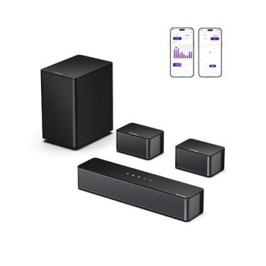 Imagem de ULTIMEA 5.1 Soundbar for TV with Surround Speakers and Subwoofer, Surround Sound System, Home Audio TV Speakers Y