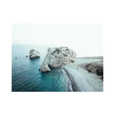 Imagem de Verão Praia Oceano Pintura Em Tela Ponte Tartaruga Gaivota Impressão D