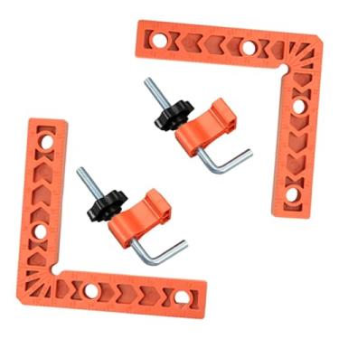 Imagem de Baoblaze 2 Grampos de canto de 90 graus, Grampos de ângulo reto, Ferramenta para marcenaria, Esquadro de posicionamento, Localizador de canto de 90 graus para, M